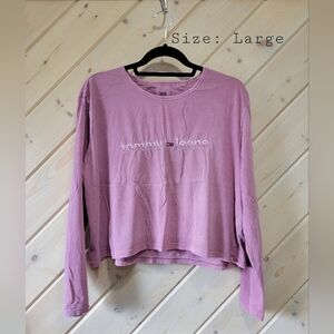 Cropped long sleeve Tommy Jean Shirt